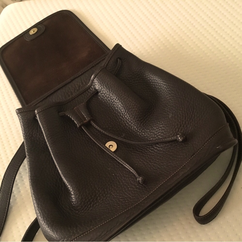Coach Leather Backpack